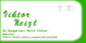 viktor meizl business card